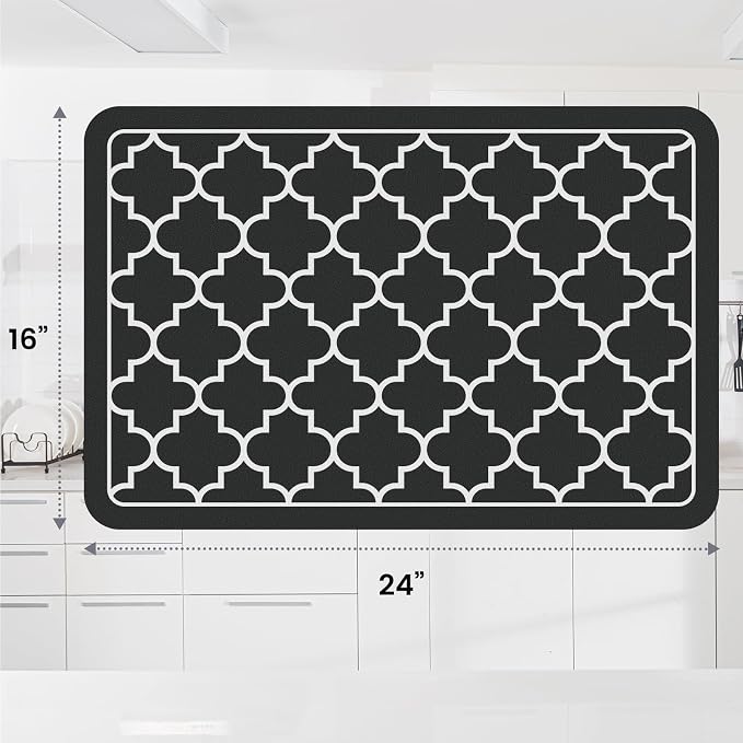 WISELIFE Dish Drying Mat Super Absorbent Drying Mat Large Dish Drying Mats - Image 2