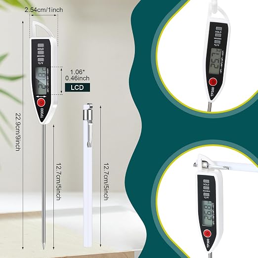 Copkim 12 Set Waterproof Food Thermometer - Image 2