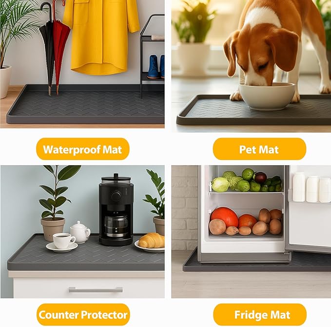 TigeJoy 37" x 22" Under Sink Mats - Image 6