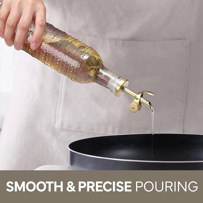COOK WITH COLOR Glass Olive Oil Bottle Dispenser - Image 5