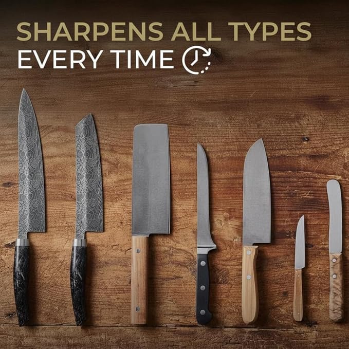 5 Angles High Carbon Stainless Steel Rolling Knife Sharpener - Image 3