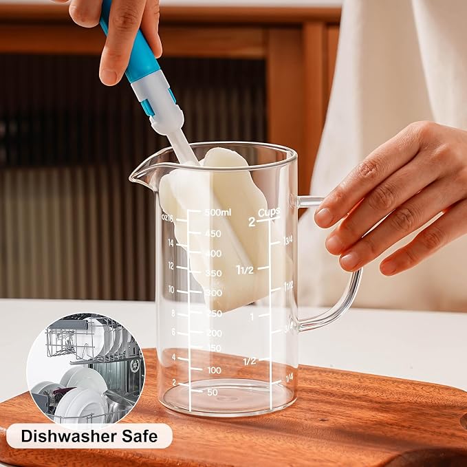 PARACITY 2 Cup Glass Measuring Cup, Liquid Measuring Cups - Image 6
