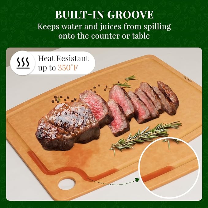 Kikcoin Wood Cutting Board, Cutting Boards - Image 4