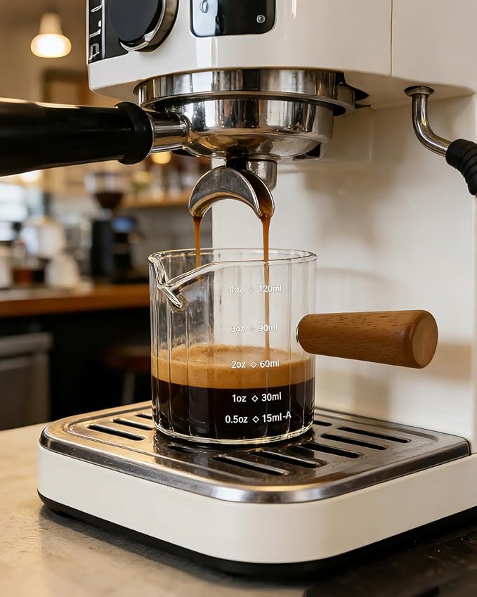 Espresso Measuring Cup 4 Oz, Espresso Glass Cups - Image 6