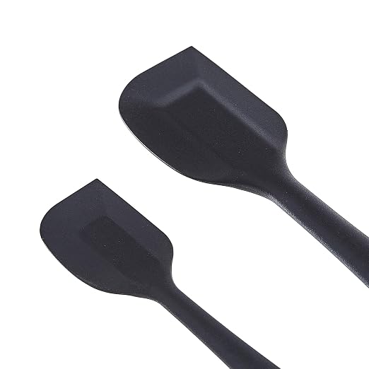 Amazon Basics Non-Stick Heat Resistant Silicone Spatula Set, Dishwasher Safe - Image 3