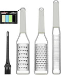 Cambom Cheese Grater Citrus Zester Lemon Zester Pack of 3-304 Stainless Steel by Cambom
