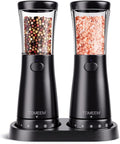 Electric Salt and Pepper Grinder Set by Tomeem