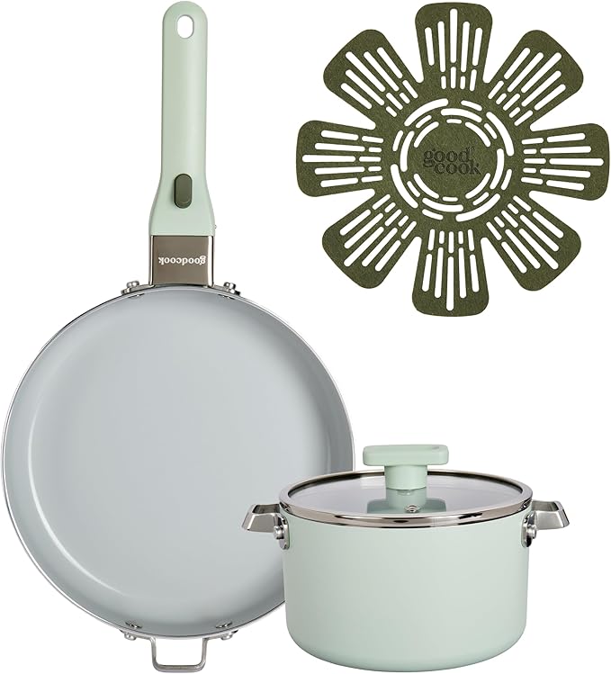 GoodCook Ceramic Cookware Set 5-Piece by GoodCook