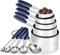 U-Taste Measuring Cups and Spoons: Food Grade 18/8 Stainless Steel Metal by U-Taste