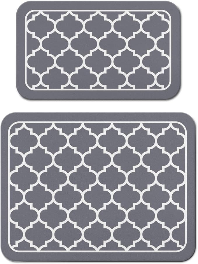 Dish Drying Mat for Kitchen Counter 2 Pack by Unknown