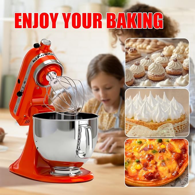 K45WW 6-Wire Whip Attachment Fits KitchenAid Tilt Head Stand Mixer - Image 6