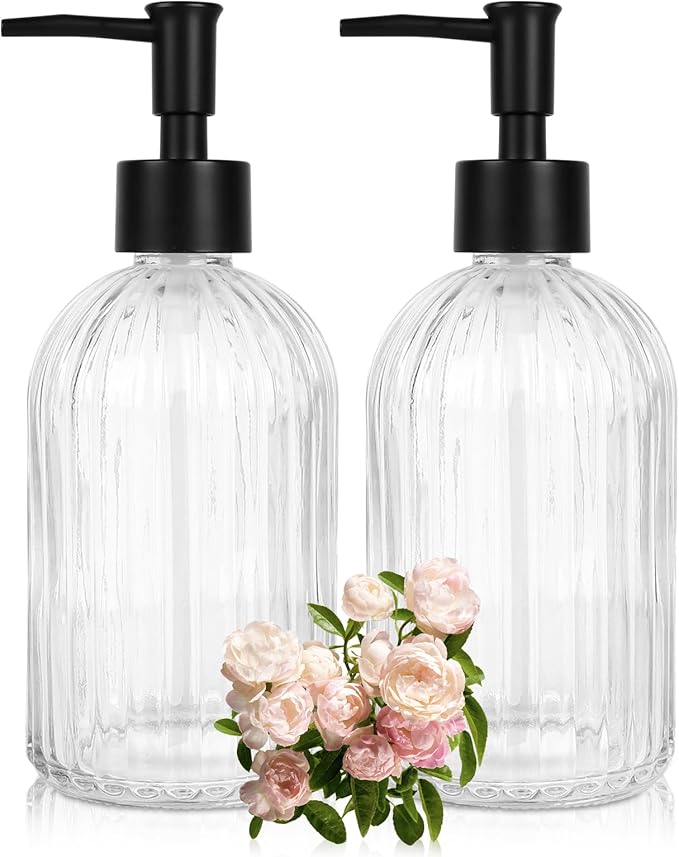 2 Pack Glass Soap Dispenser by Ulable
