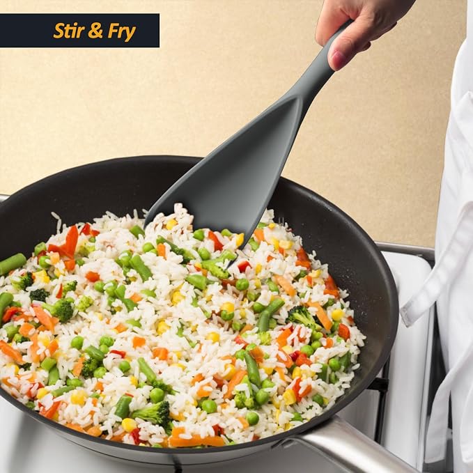 Silicone Spatula Spoon, Seamless Design, Safe - Image 5