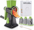 Rotary Cheese Grater with Handle-Versatile Cheese Grater Non-Slip Suction Base by Unknown