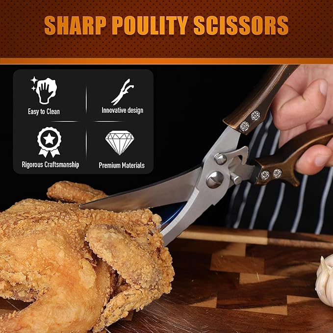 Dream Reach Poultry Shears, Heavy Duty Kitchen Shears - Image 3