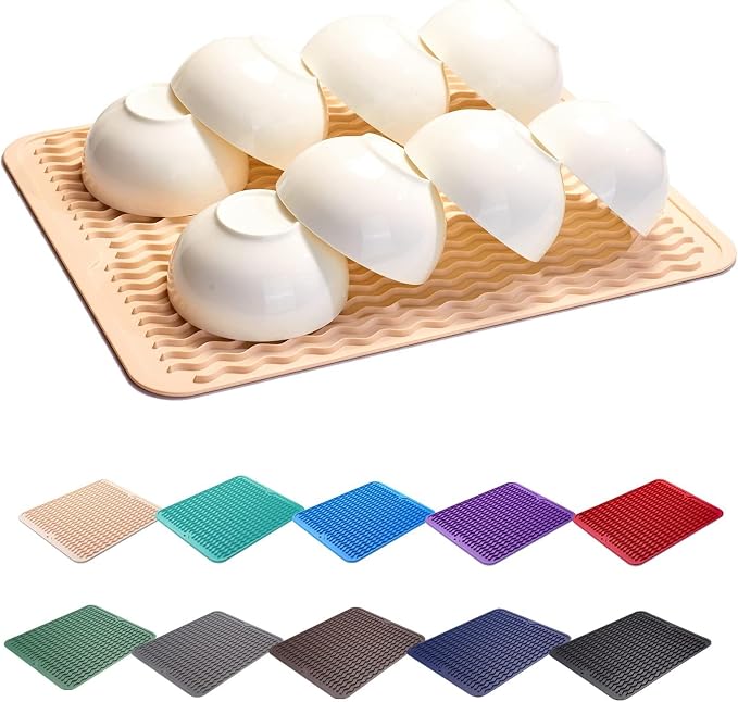 ZLR Silicone Dish Drying Mat & Heat Resistant Trivet by ZLR