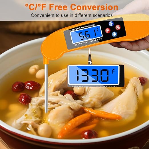 Digital Talking Thermometer for The Blind, Meat Thermometer - Image 5
