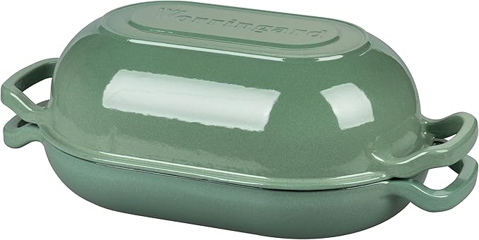 VORRINGARD Enameled Cast Iron Sourdough Bread Oven, Dutch Oven, Loaf Cast Iron - Image 6