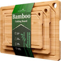 Kitsure Bamboo Cutting Board Set by Kitsure