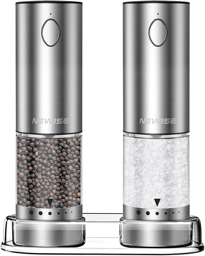 Newise Electric Salt and Pepper Grinder Set by Unknown
