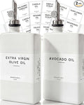 Luxury Glass Olive Oil Dispenser Bottle by BrighterBarns