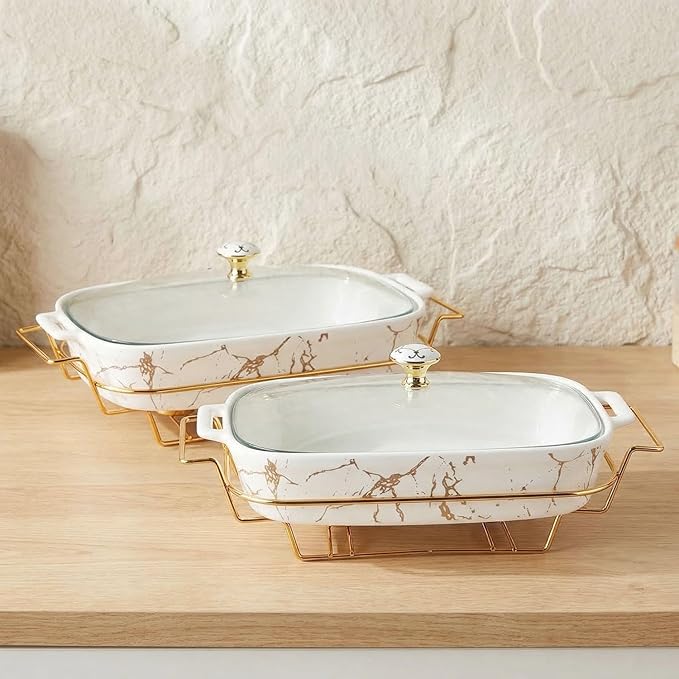 12" x 8" Ceramic Casserole Dish - Image 6