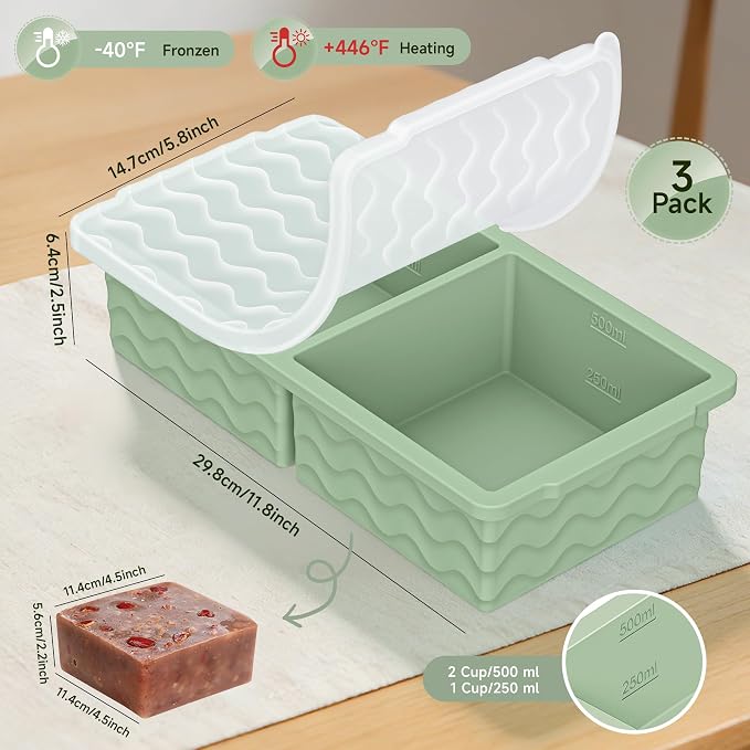 3-Pack Silicone Freezer Trays - Image 6