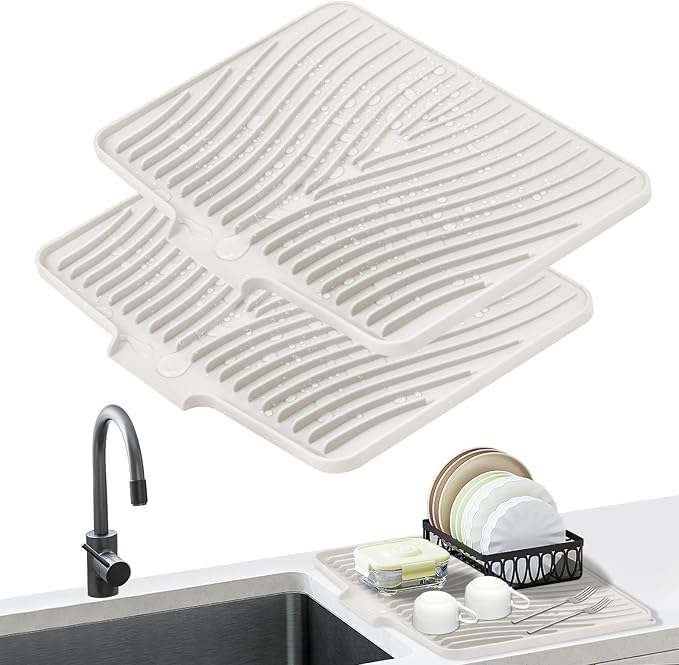 TIKNIK Silicone Dish Drying Mat, Stone Drying Mat by TIKNIKHomeOutdoor