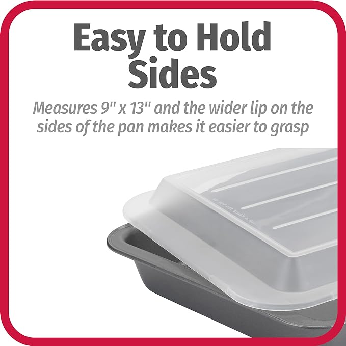 GoodCook Set of 2 Nonstick Steel 13" x 9" Cake Baking Pans - Image 6