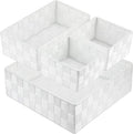 Posprica Woven Storage Box Cube Basket Bin Container Tote Organizer Divider by Posprica