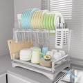 B-Land Dish Drying Rack: 2 Tier Dish Racks by B-Land