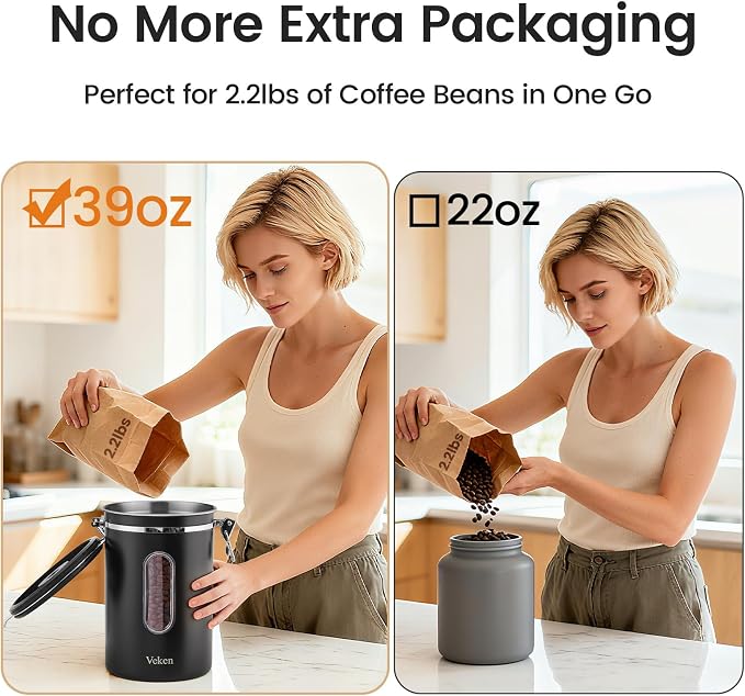 Veken Large Coffee Canister - Image 3