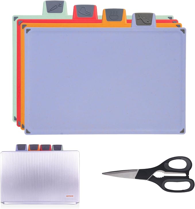 4-Piece Non-Toxic Cutting Board Set - Image 7