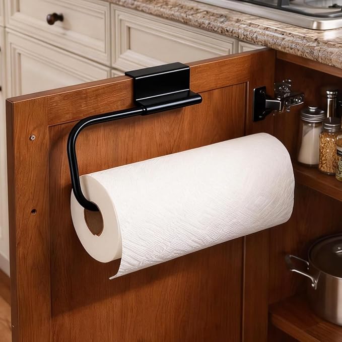 Over Cabinet Door Paper Towel Holder - Image 5