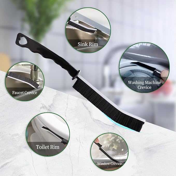 2 Pcs Crevice Cleaning Brush Hard Bristle Gap Brush Multifunctional - Image 5