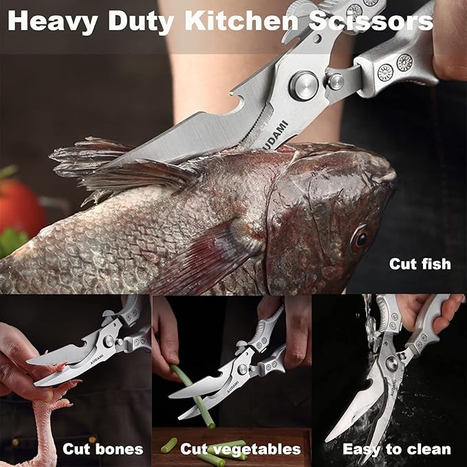 Stainless Steel Heavy Duty Kitchen Scissors - Image 6