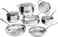 Cuisinart 12-Piece PureClad™ Triple-Ply Stainless Steel Cookware Set by Cuisinart