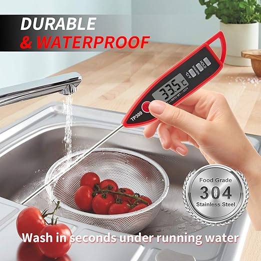 YFL Digital Meat Thermometer, Instant Read Food Thermometer, Large LCD Display - Image 3