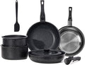 NEWBULIG 12-Piece Nonstick Cookware Set, Detachable Handle Pots and Pans by NEWBULIG