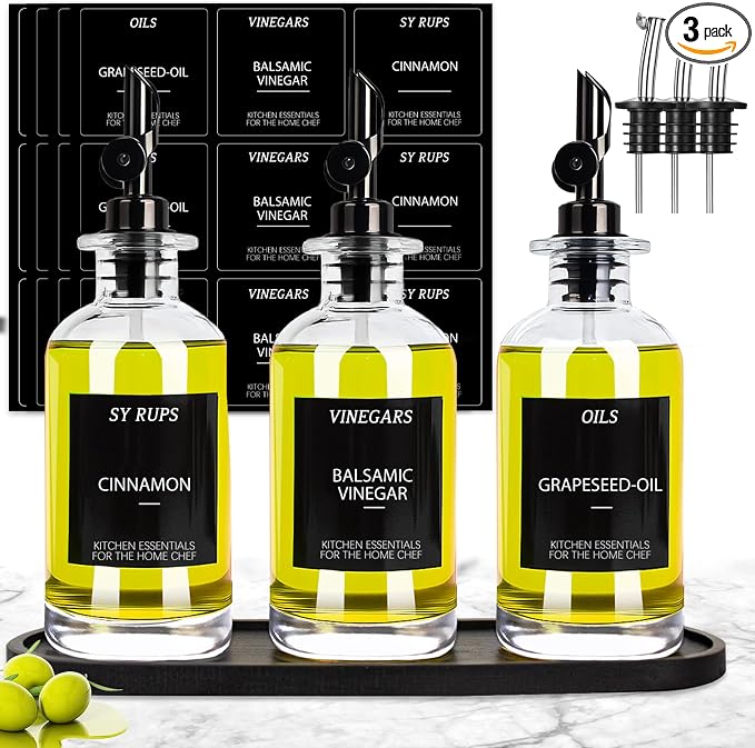 3PCS Olive Oil Dispenser Bottle by GYOSUGANG