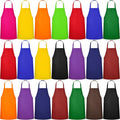 Foaincore Bib Aprons, Unisex Apron No Pocket Bulk Machine Washable Plain Aprons by Foaincore