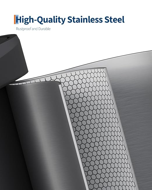 Garvee 16 gal / 60 L Stainless Steel Trash Can - Image 5