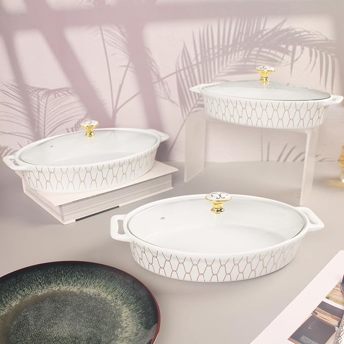 10" x 7" Ceramic Oval Casserole Dish - Image 5
