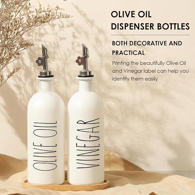 HOMCDALY 16oz Olive Oil Dispenser Bottles - Image 4