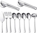 Patelai Serving Utensils Set Include Stainless Steel Large Spoons Slotted by Patelai