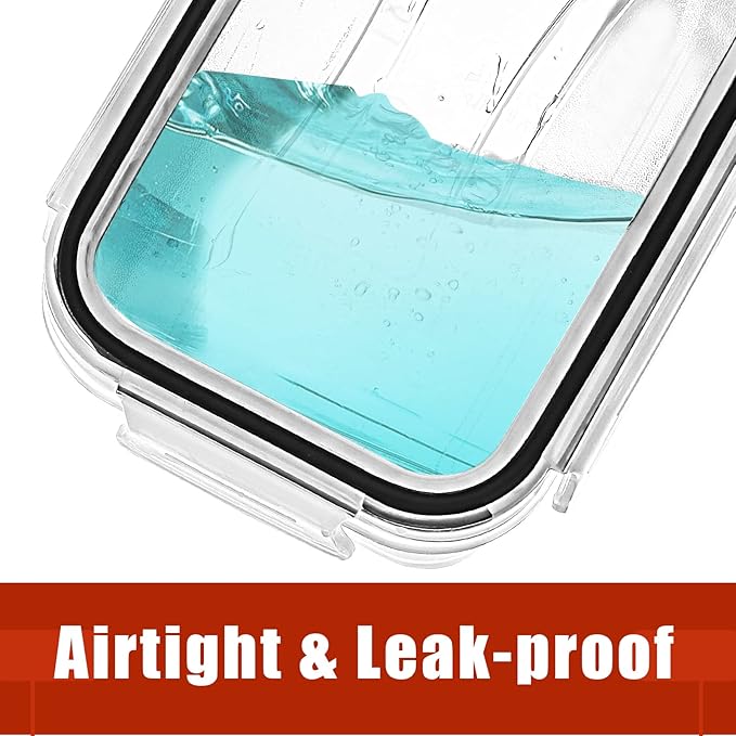 PRAKI 30 Pack Airtight Food Storage Containers - Image 3