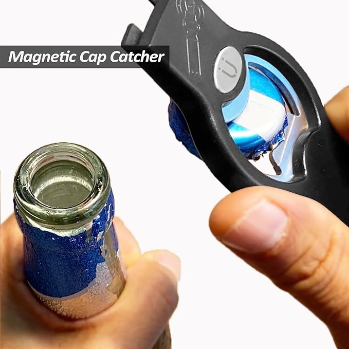 2-in-1 Magnetic Soda Can & Beer Bottle Opener-Dual Magnets - Image 6