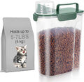 LEAWALK 5-7Lbs Cat Dog Storage Container, Portable Pet Food Containers by LEAWALK