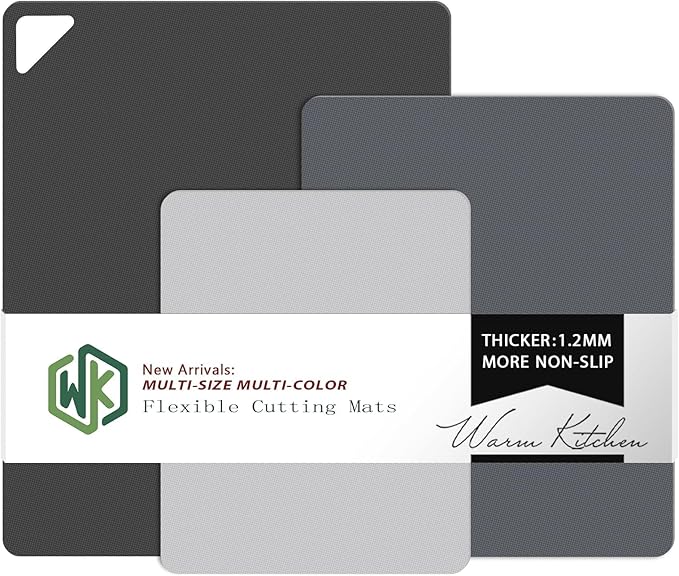 WK Flexible Plastic Cutting Boards Mats by WKHome