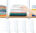Acrylic Shelf Dividers, Closet Shelf Separators by clbutgeOrganizer